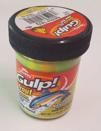 Berkley Gulp Trout 55% Forellenteig Rainbow Candy/Knoblauch