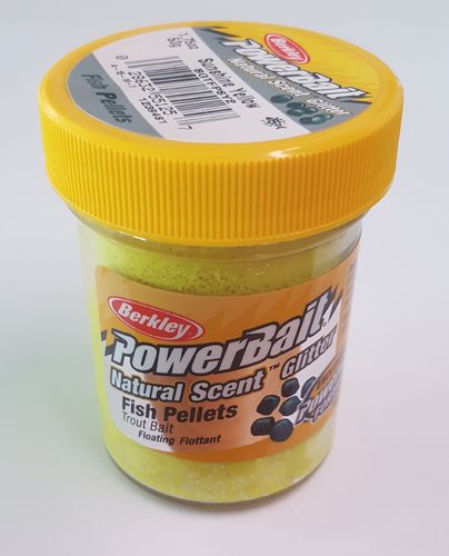 Berkley Powerbait - Sunshine Yellow/ Fish Pellets