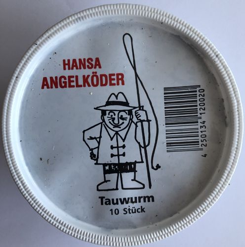 Hansa Angelköder Tauwurm 10 Stück