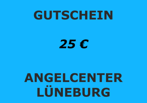 Gutschein 25 € - Angelcenter Lüneburg