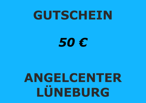 Gutschein 50 € - Angelcenter Lüneburg