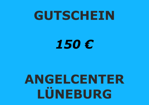 Gutschein 150 € - Angelcenter Lüneburg