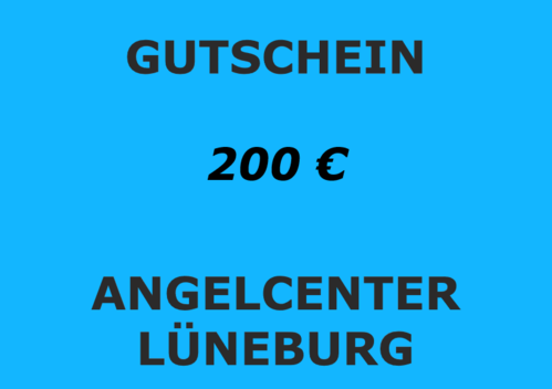 Gutschein 200 € - Angelcenter Lüneburg
