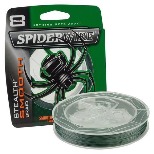 Spider Wire Stealth Smooth 150m Moss Green 8-fach geflochtene Schnur
